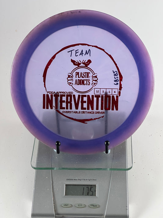 Plastic Addicts Intervention First Run Translucent Purple Distance Driver 175g