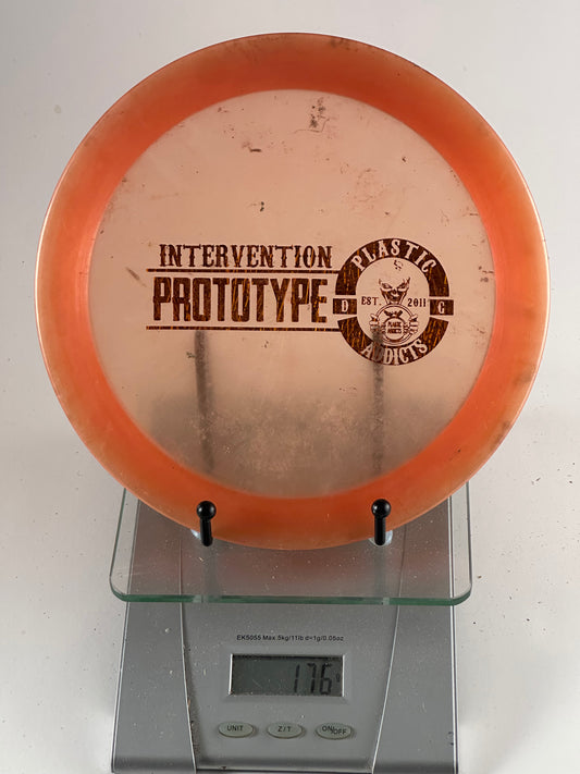 Plastic Addicts Intervention Prototype Stamp Translucent Orange 179g