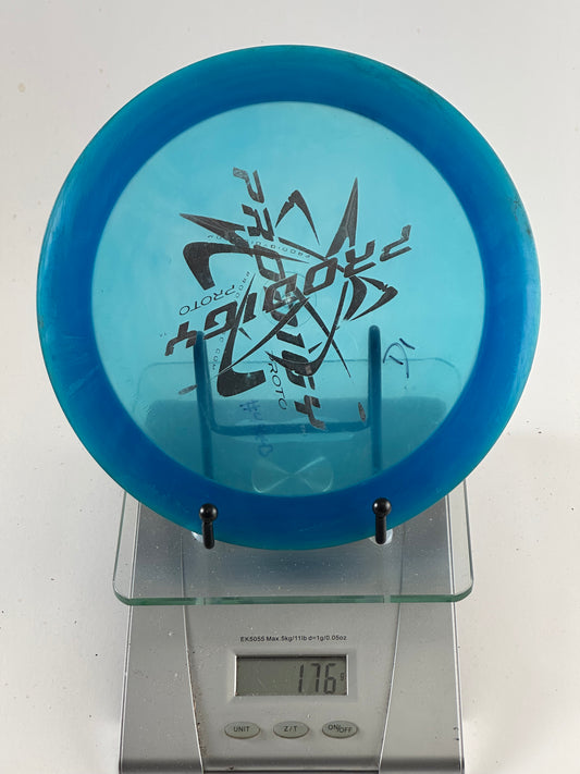Prodigy D1 (400 Plastic) Overstable Distance Driver - Transparent Blue 176g