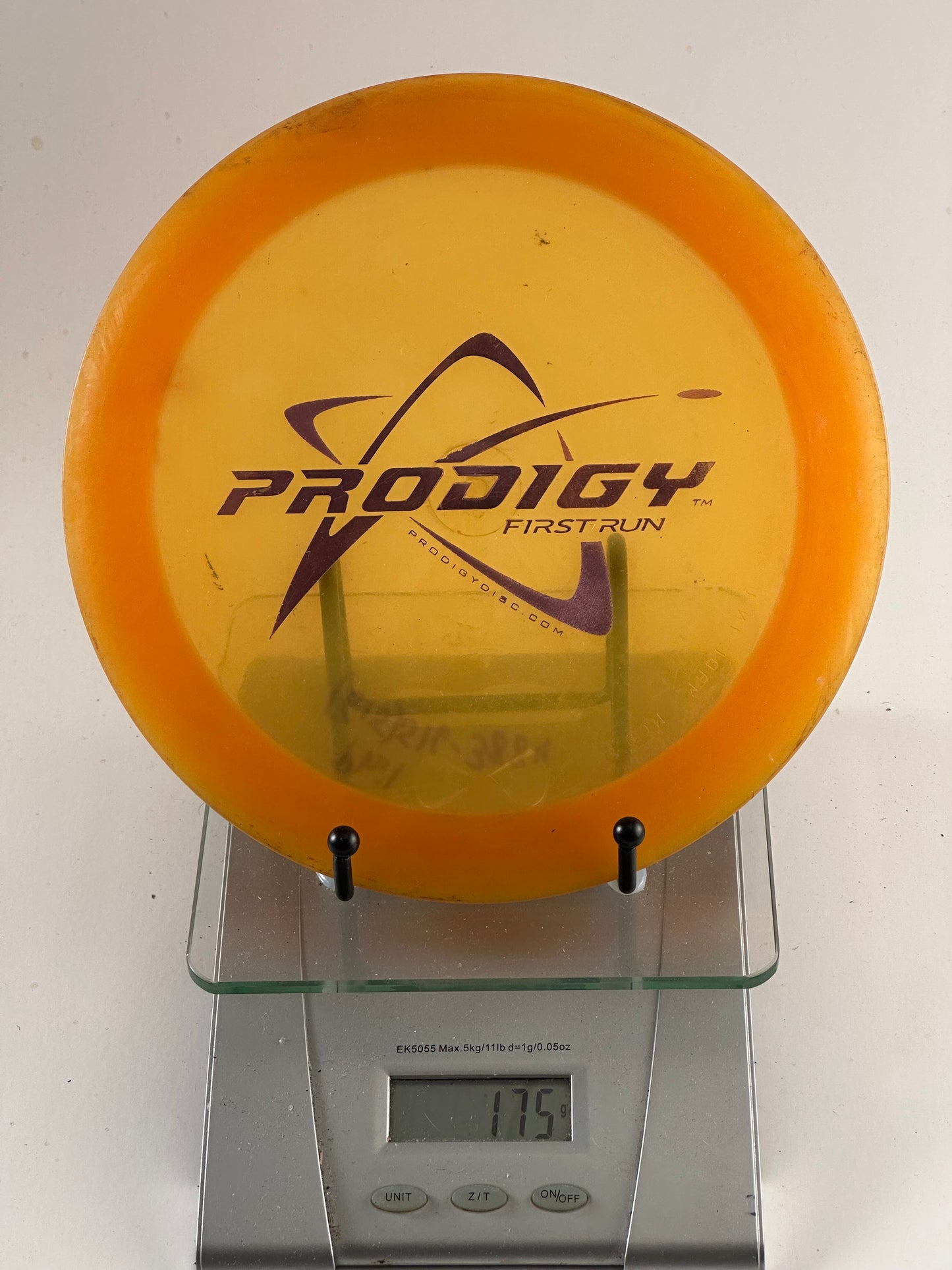 Prodigy D1 400 Plastic First Run Distance Driver - Transparent Orange 175g