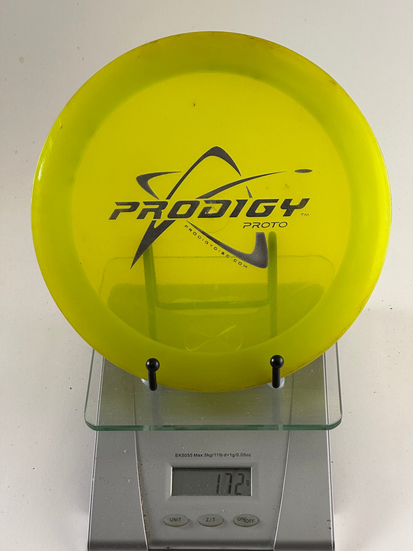 Prodigy D3 400 Proto Distance Driver (172g, Transparent Yellow)