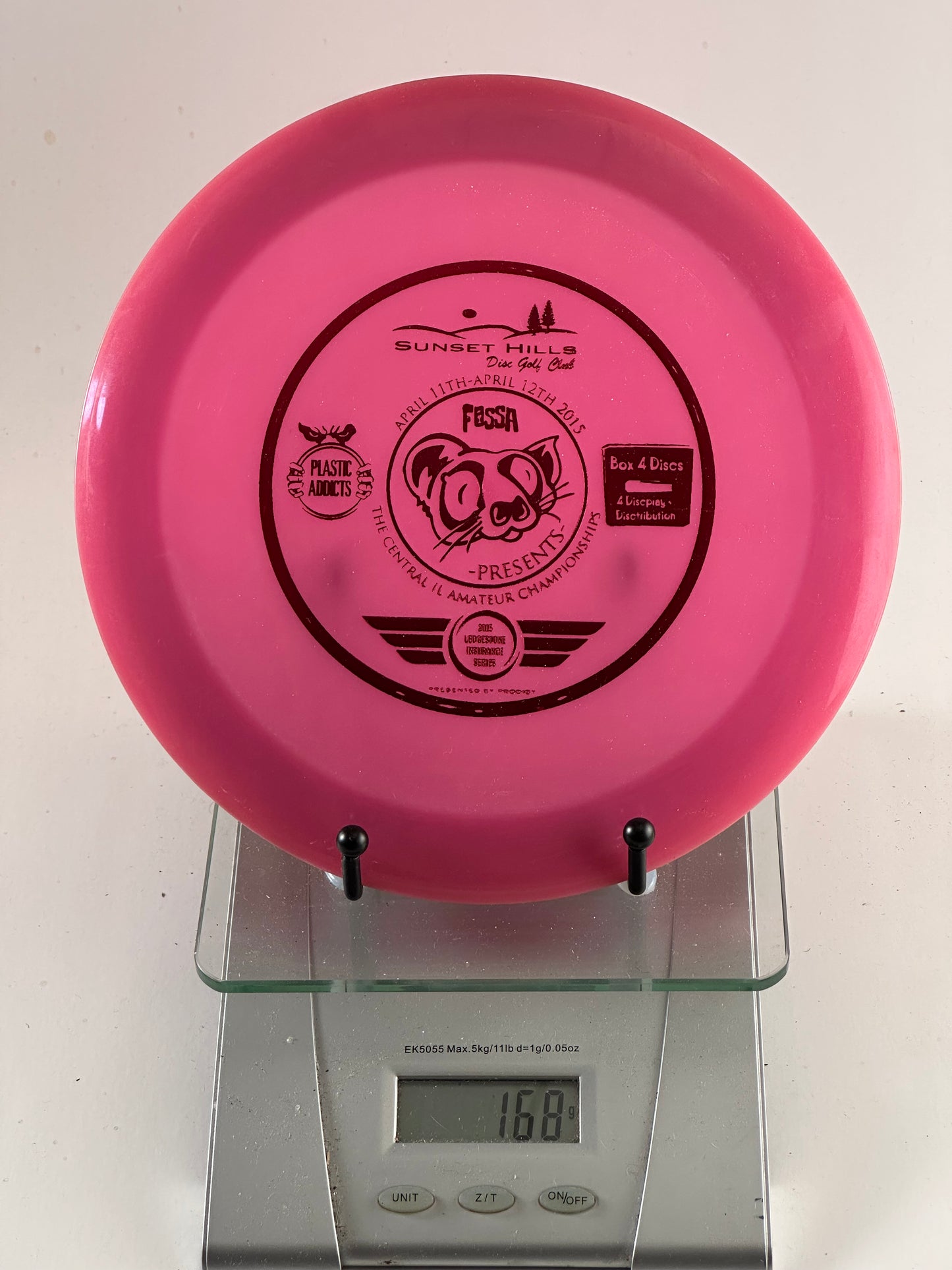Prodigy D3 400 Proto Transparent Pink Distance Driver (168g)