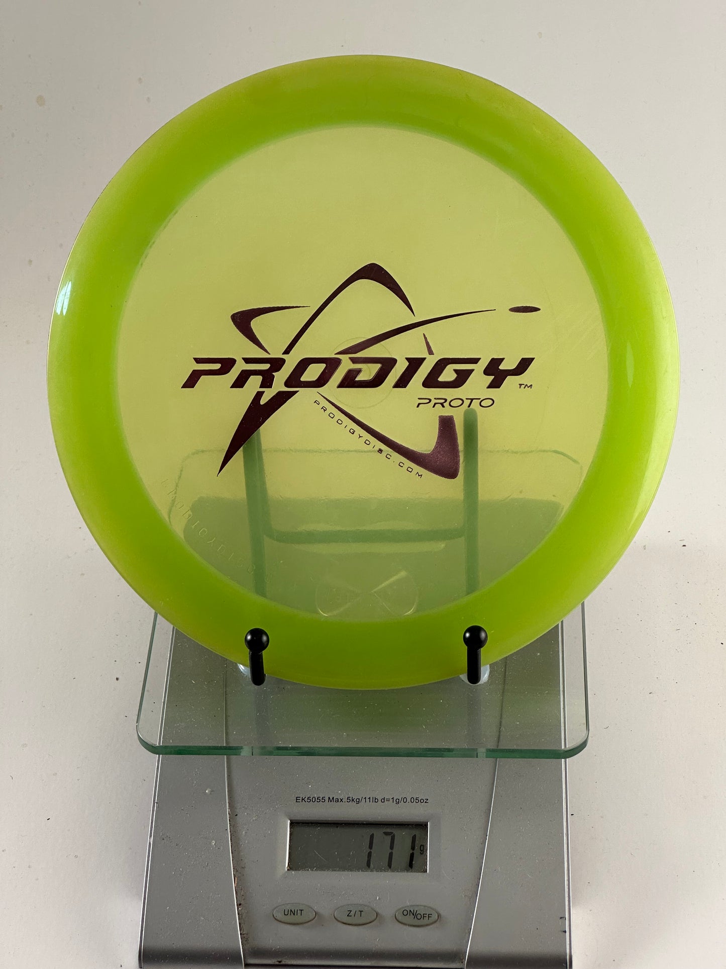 Prodigy D3 400 Proto Distance Driver | Transparent Chartreuse | 171g