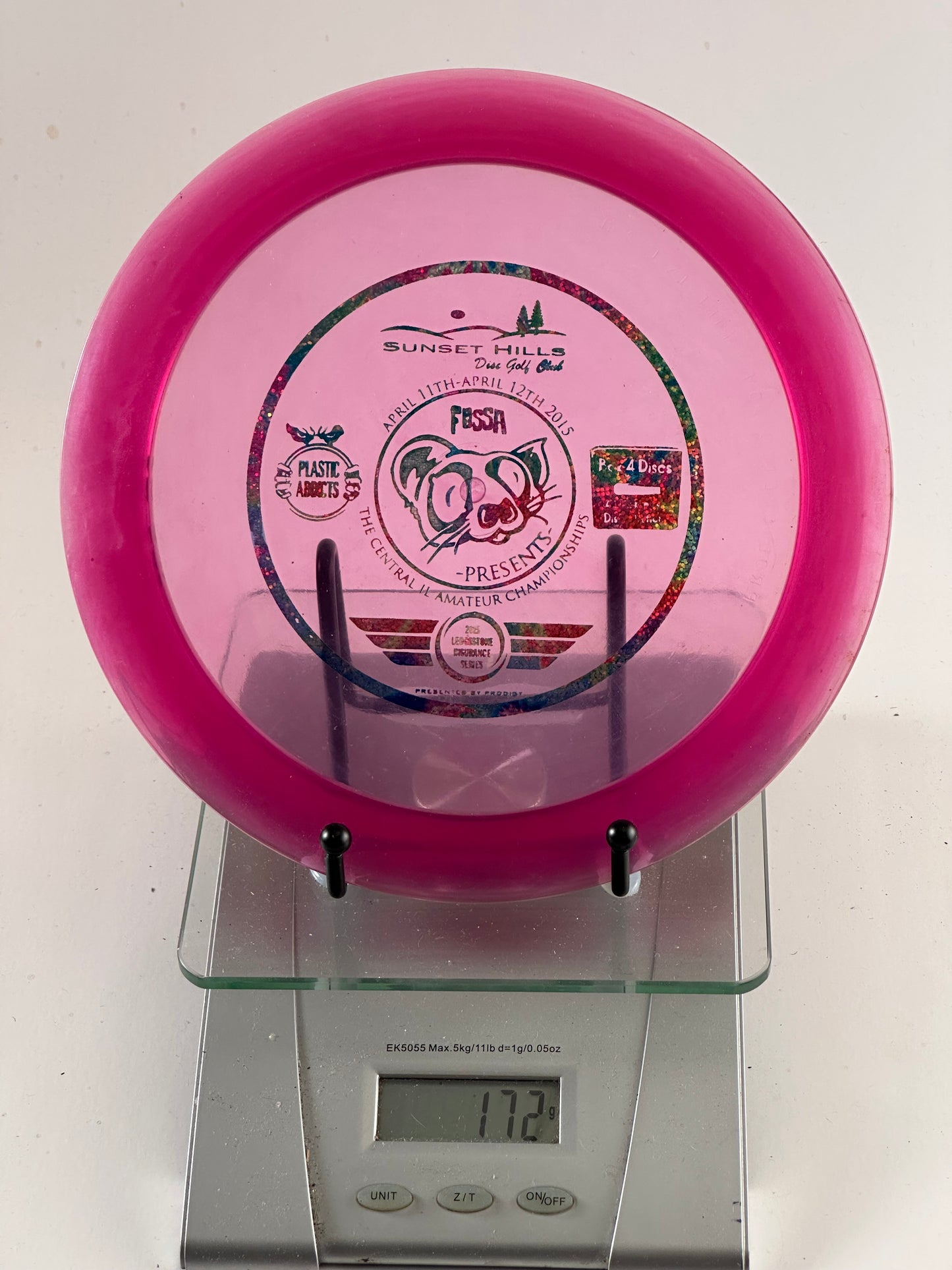 Prodigy D3 400 Proto Distance Driver | Transparent Pink | Tournament Stamp