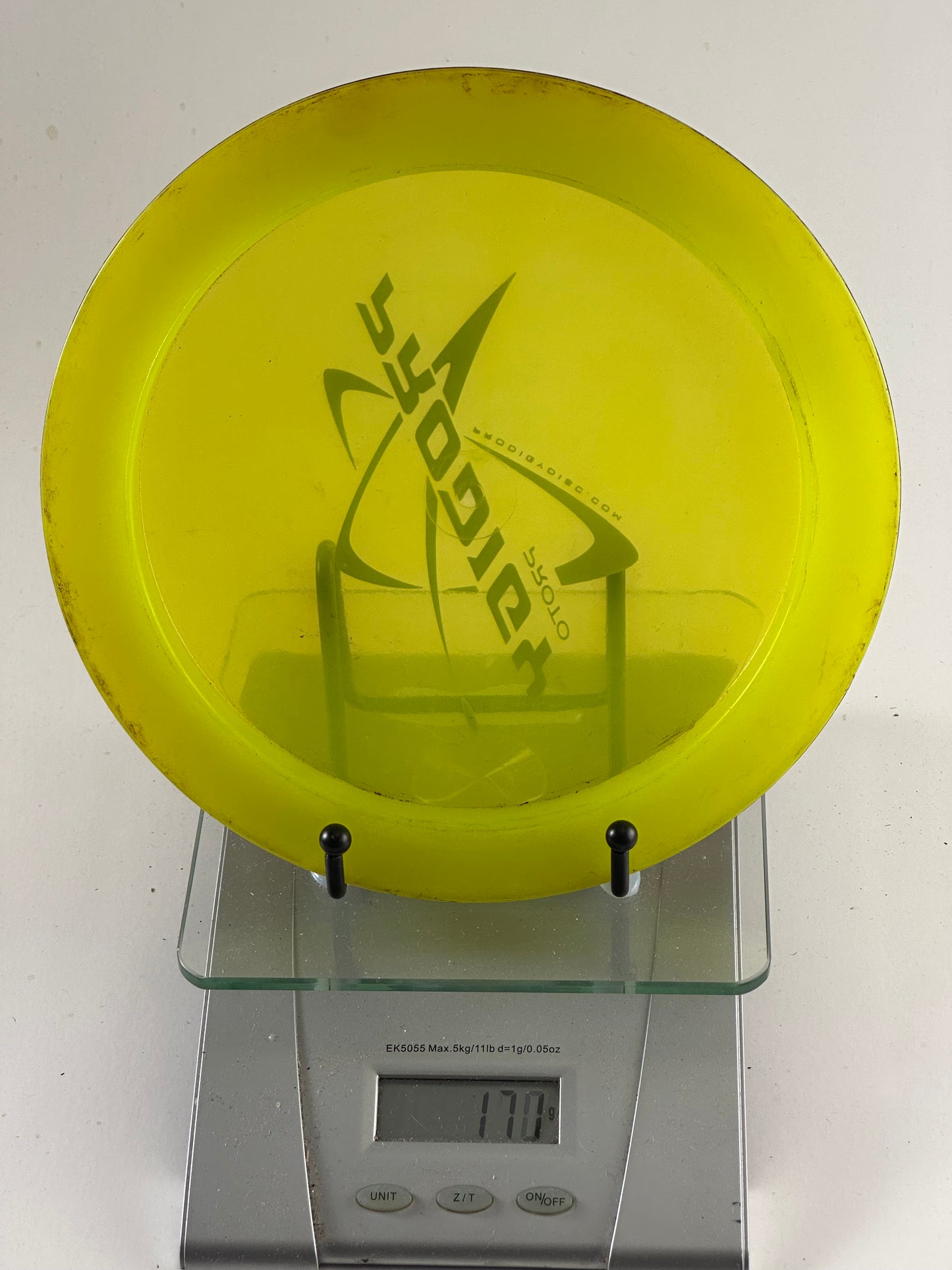Prodigy D3 400 Proto Distance Driver - Transparent Yellow