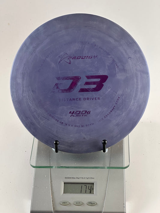 Prodigy D3 400G Distance Driver - Purple (174g)