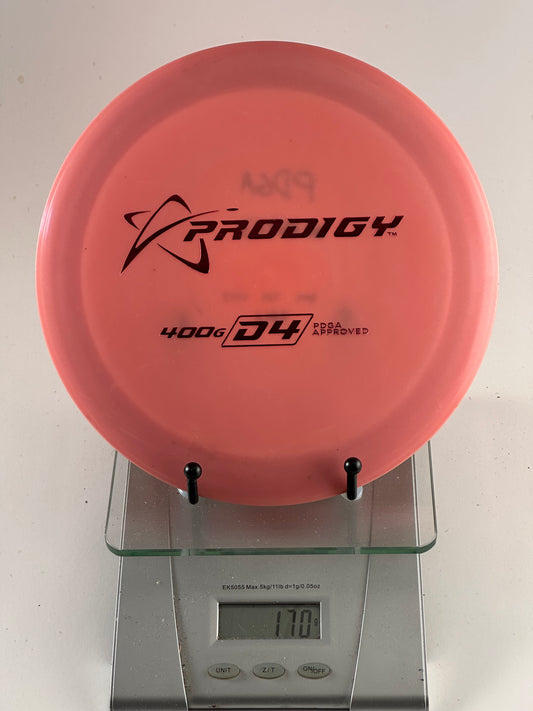 Prodigy D4 400G Distance Driver (170g, Pink)