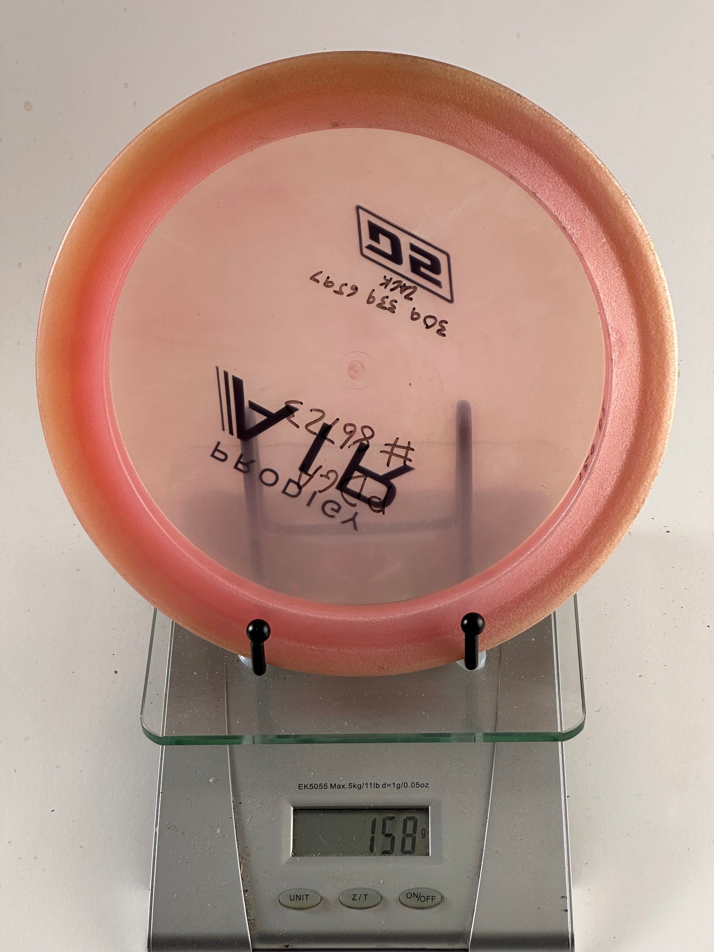 Prodigy D5 AIR Lightweight Distance Driver (158g) - Pink/Peach Transparent