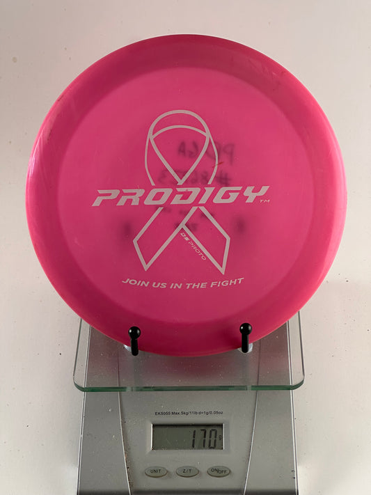 Prodigy D5 400 Plastic Distance Driver – Pink Breast Cancer Awareness Stamp