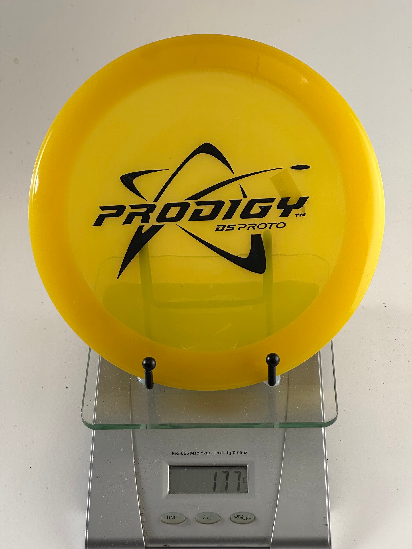Prodigy D5 Proto 400 Plastic Distance Driver (Yellow, Black Stamp)