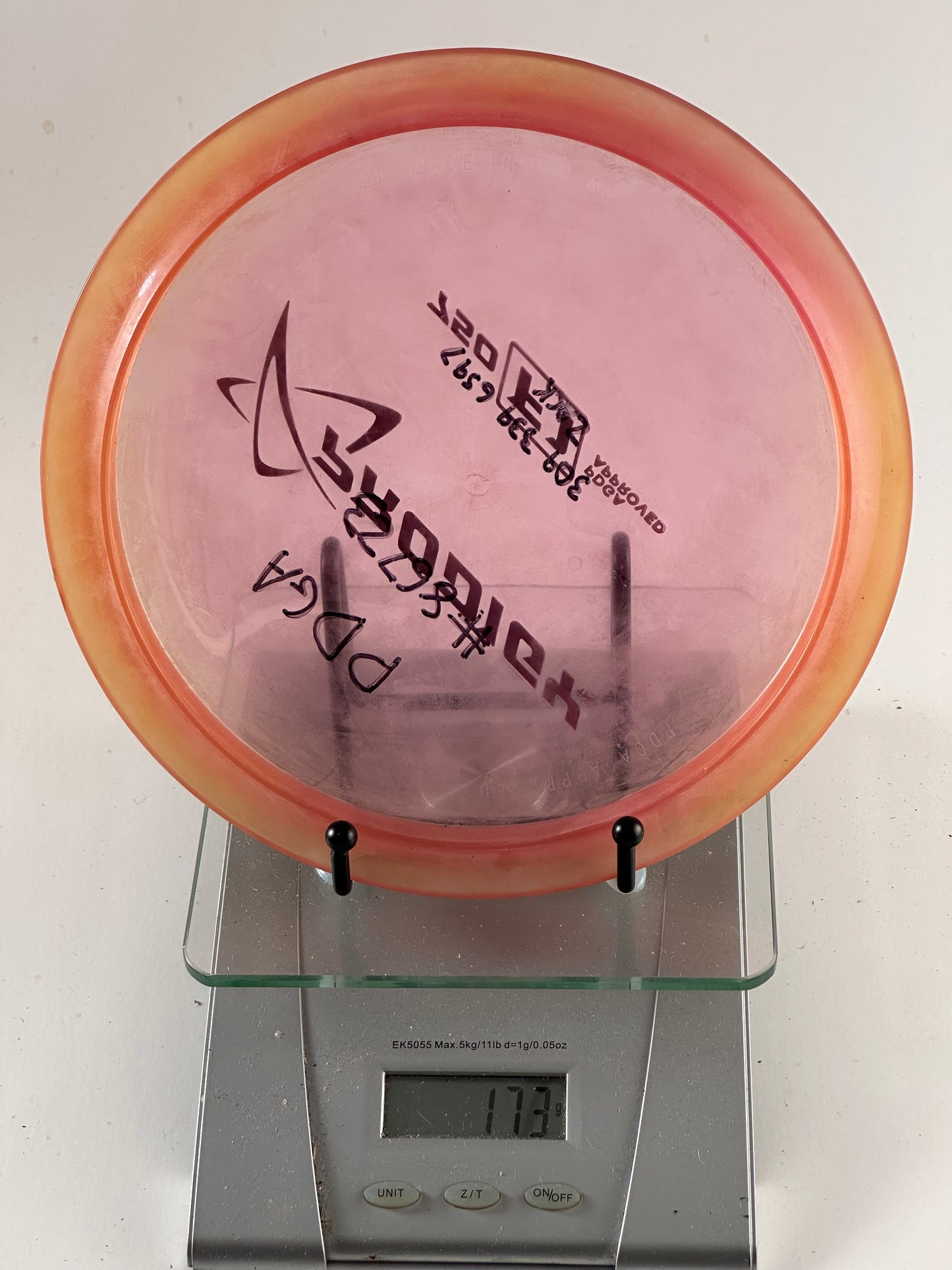 Prodigy F1 750 Fairway Driver (Pink/Orange Rim) 173g