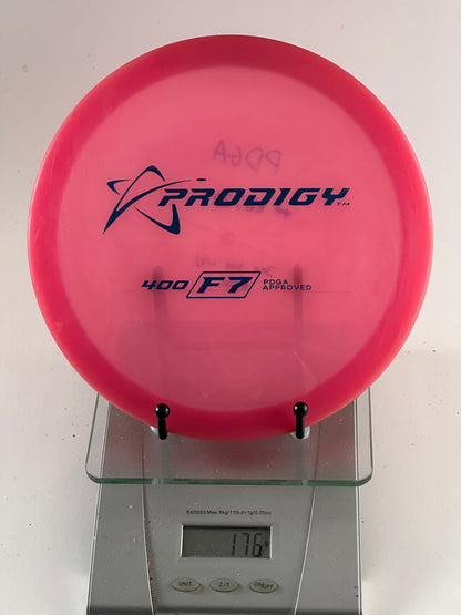 Prodigy F7 400 Plastic Fairway Driver | Pink Transparent | Inked