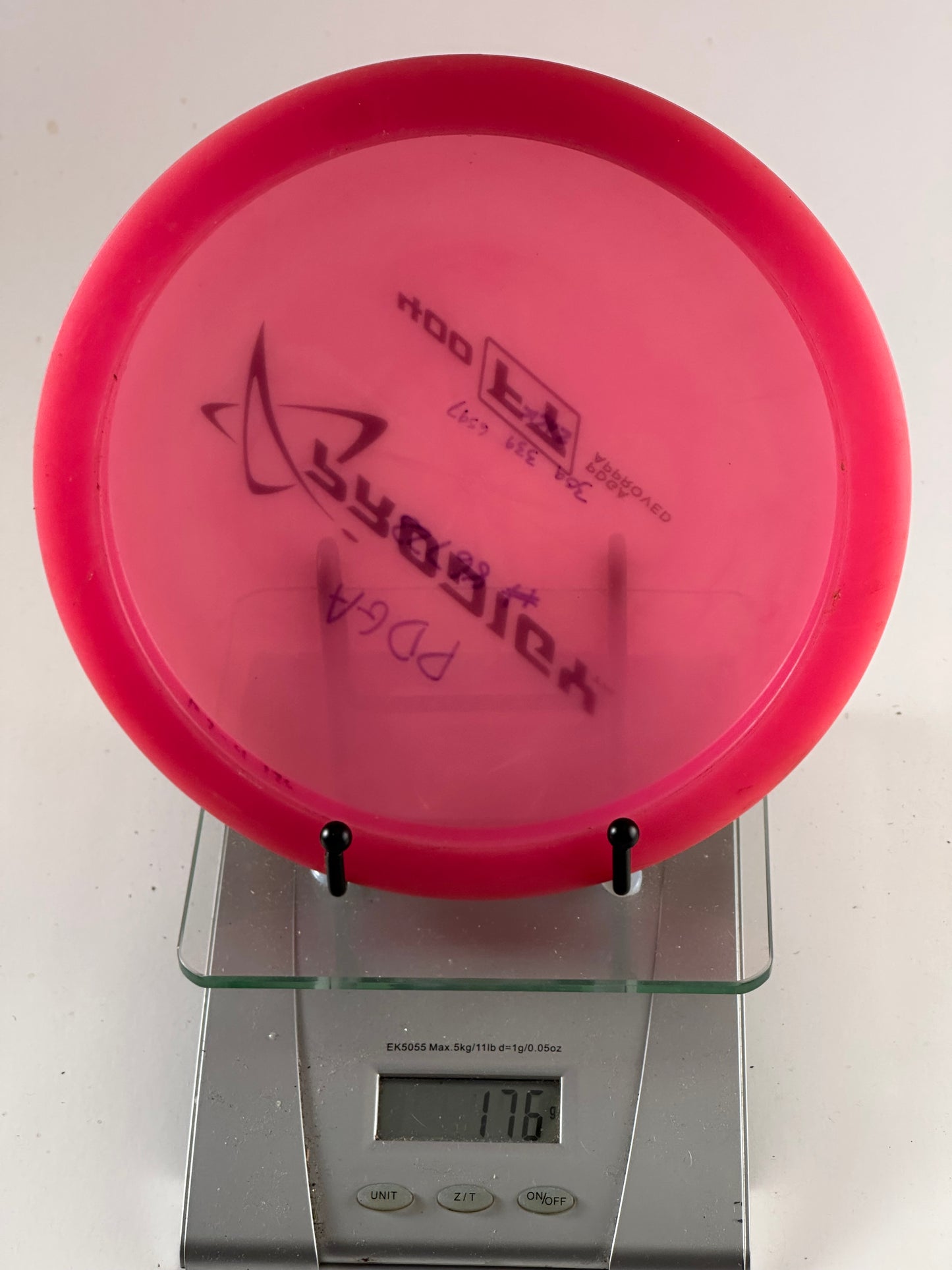 Prodigy F7 400 Plastic Fairway Driver | Pink Transparent | Inked