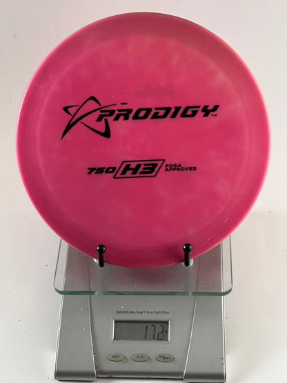Prodigy H3 750 Fairway Driver, Pink w/ Black Stamp (172g)