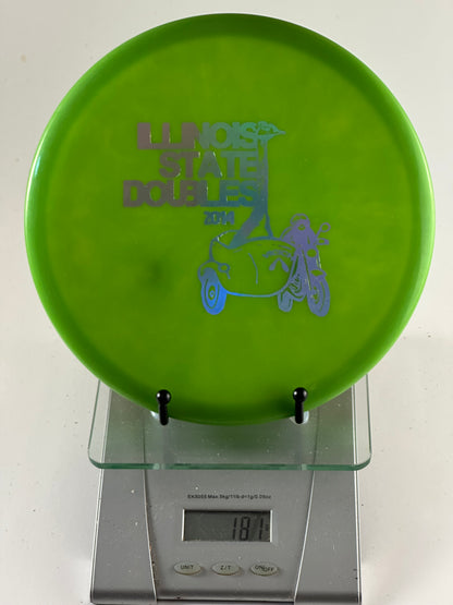 Prodigy M3 Midrange (400?) Illinois State Doubles 2014 Stamp - Translucent Green