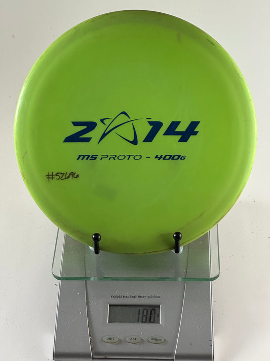 Prodigy M5 Proto 400G Midrange - Green w/ Blue Stamp