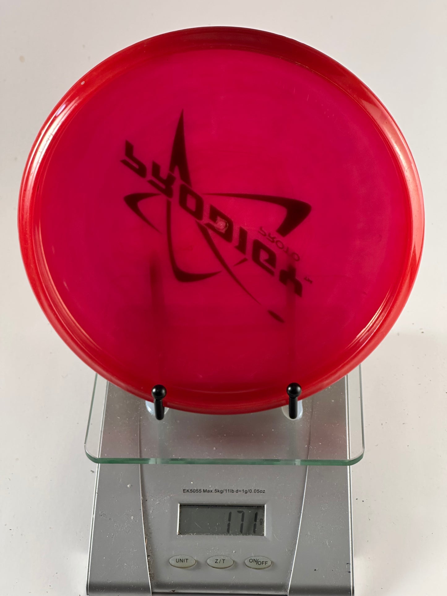 Prodigy PA-1 Proto Stamp Putter/Approach Disc (Red) 171g