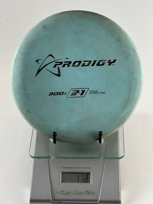 Prodigy PA-1 300S (173g) Overstable Beaded Putter/Approach - Light Blue