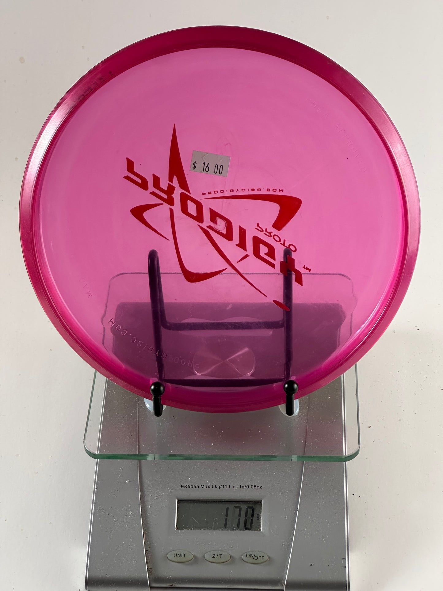 Prodigy PA-2 400 Plastic Pink Putt & Approach (Proto Stamp)