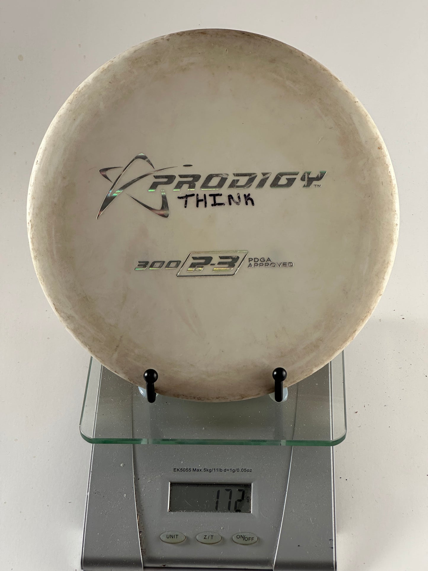 Prodigy PA-3 300 Plastic Putter/Approach Disc - White