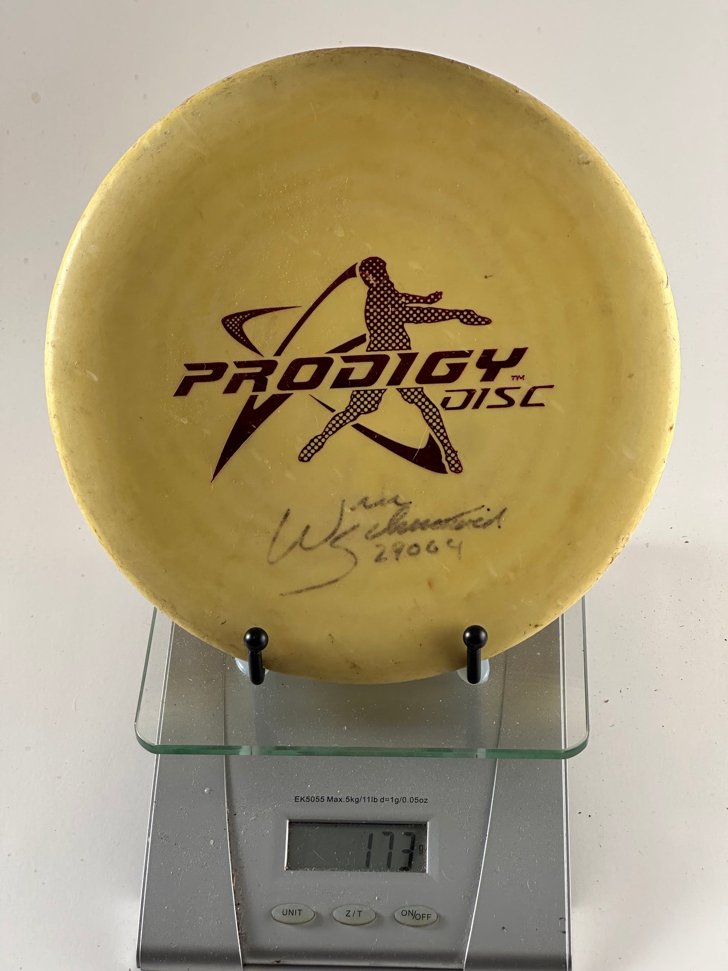 Prodigy PA-3 300 Plastic Putter/Approach – Yellow (Inked, Used)