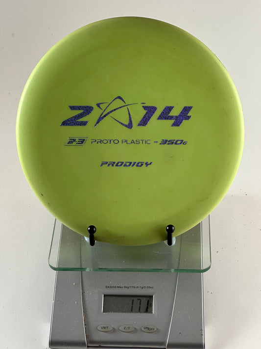 Prodigy PA-3 350G Proto Putter - Green (2014 Z14 Stamp)