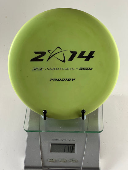 Prodigy PA-3 350G Proto Plastic ZA-14 (2014) Stamp Green 174g
