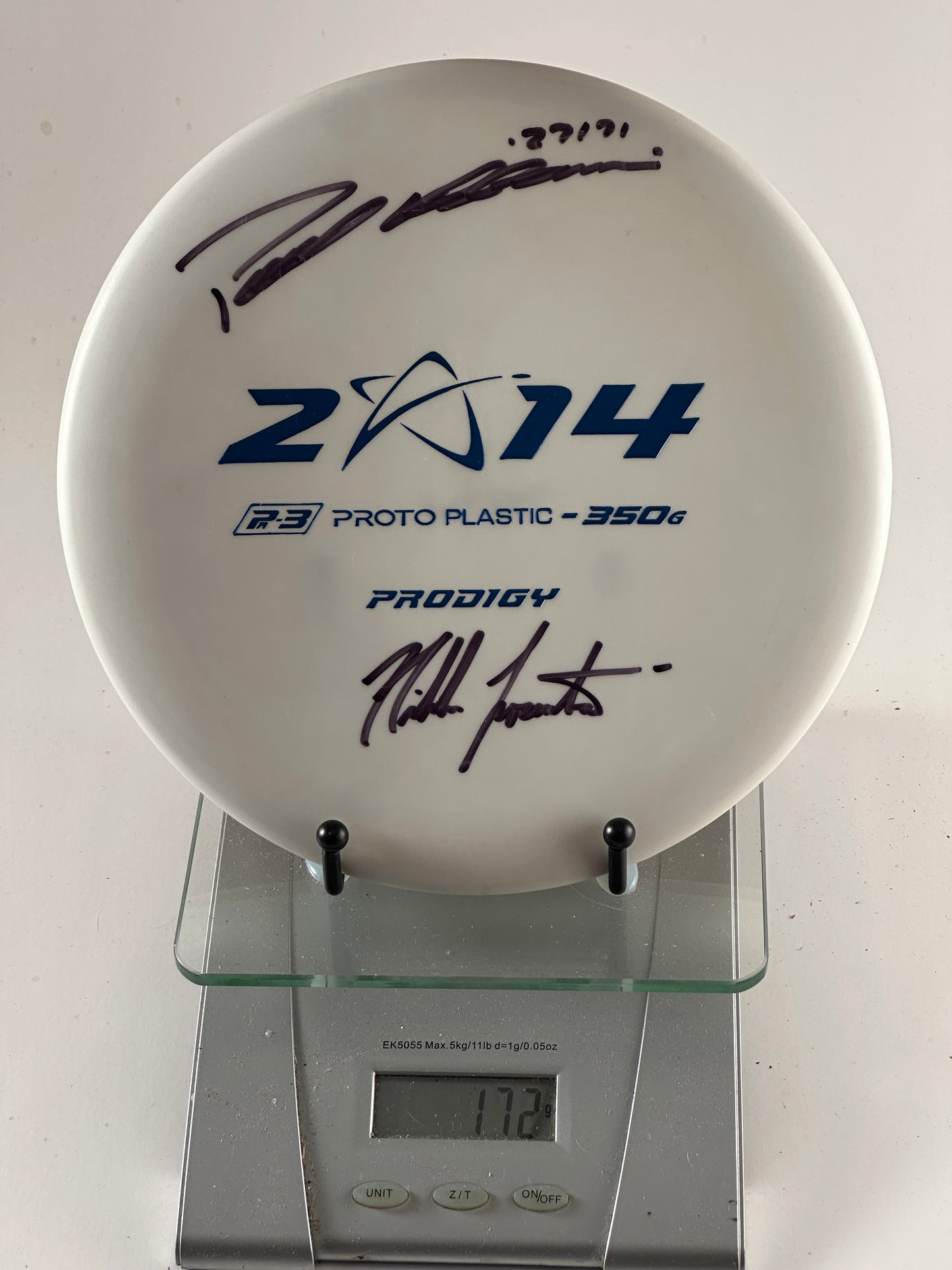 Prodigy PA-3 350G Proto Putter/Approach, White ZA-14 Stamp (172g)