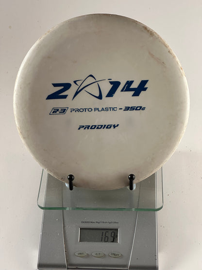 Prodigy PA-3 350G Proto Putter/Approach (ZA-14 Stamp) White