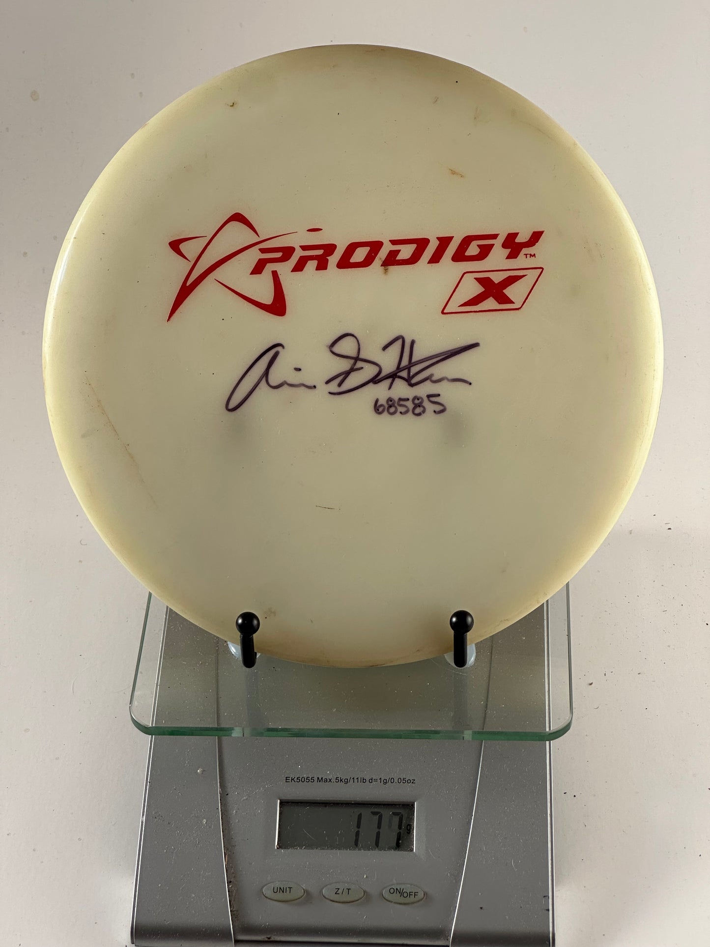 Prodigy PA-3 (X Plastic) Putter - White/Off-White, Prodigy X Stamp