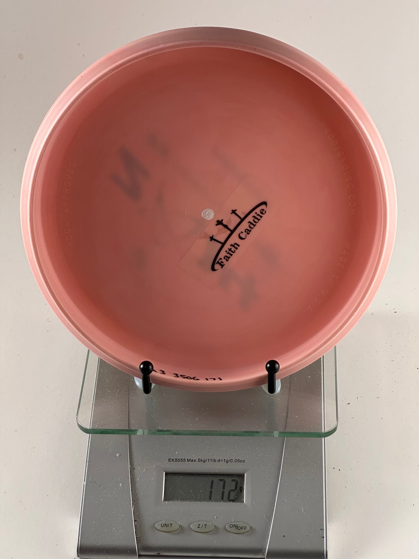 Prodigy PA-3 350G Proto Putter/Approach – Pink ZA-14 Stamp