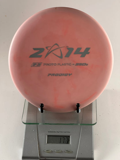 Prodigy PA-3 350G Proto Pink Putter (ZA-14 Stamp)