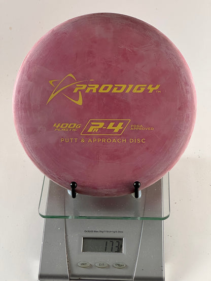 Prodigy PA-4 400G Pink Putt & Approach Disc (173g)