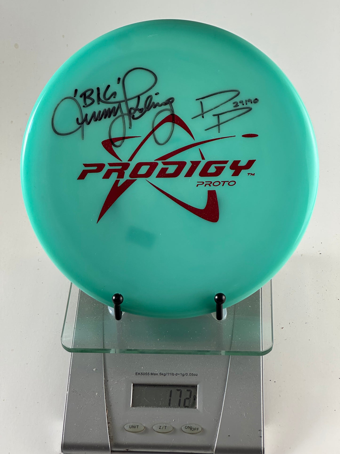Prodigy PA-4 400 Proto Stamp Putter/Approach – Teal 172g