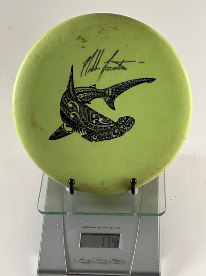 Prodigy PA-4 300 Base Plastic Approach Putter, Lime Green (170g)