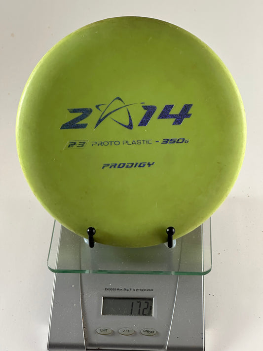 Prodigy PA-4 350G Proto Plastic Approach Disc (ZA14 Stamp)
