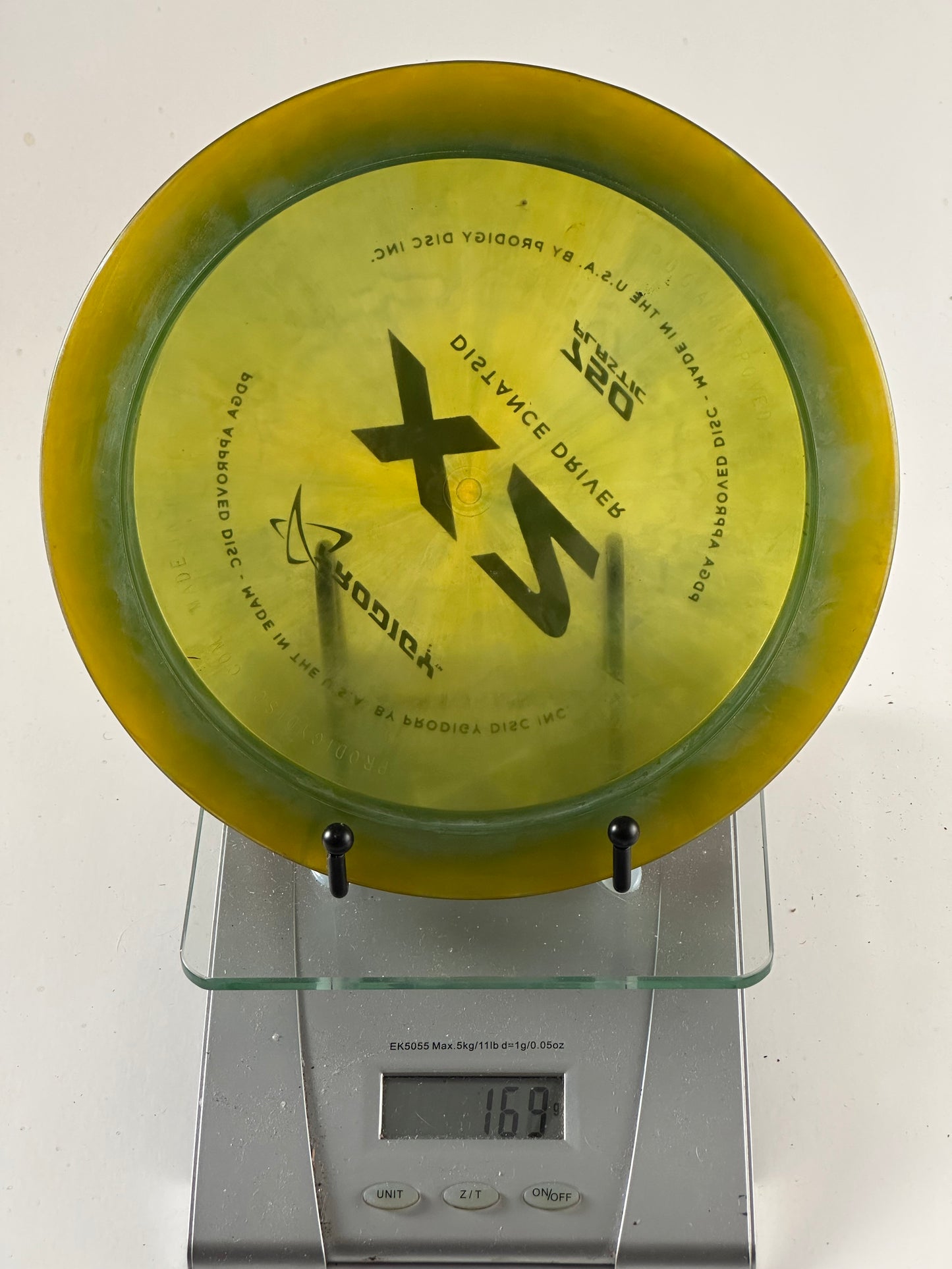 Prodigy X2 750 Distance Driver, Translucent Yellow w/ Black Stock Stamp