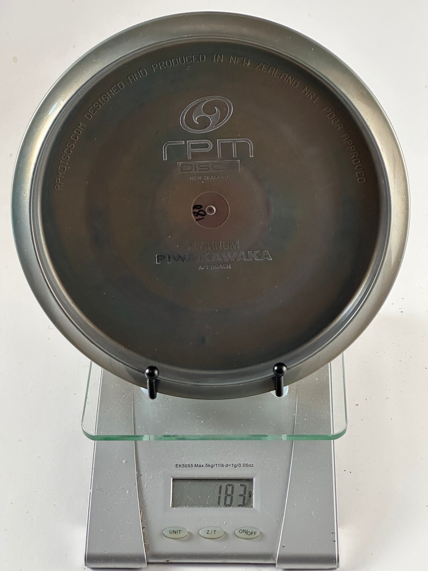 RPM Piwakawaka – Platinum (Swirly Gray) Approach Disc, 183g
