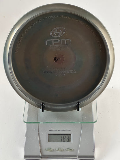 RPM Piwakawaka – Platinum (Swirly Gray) Approach Disc, 183g