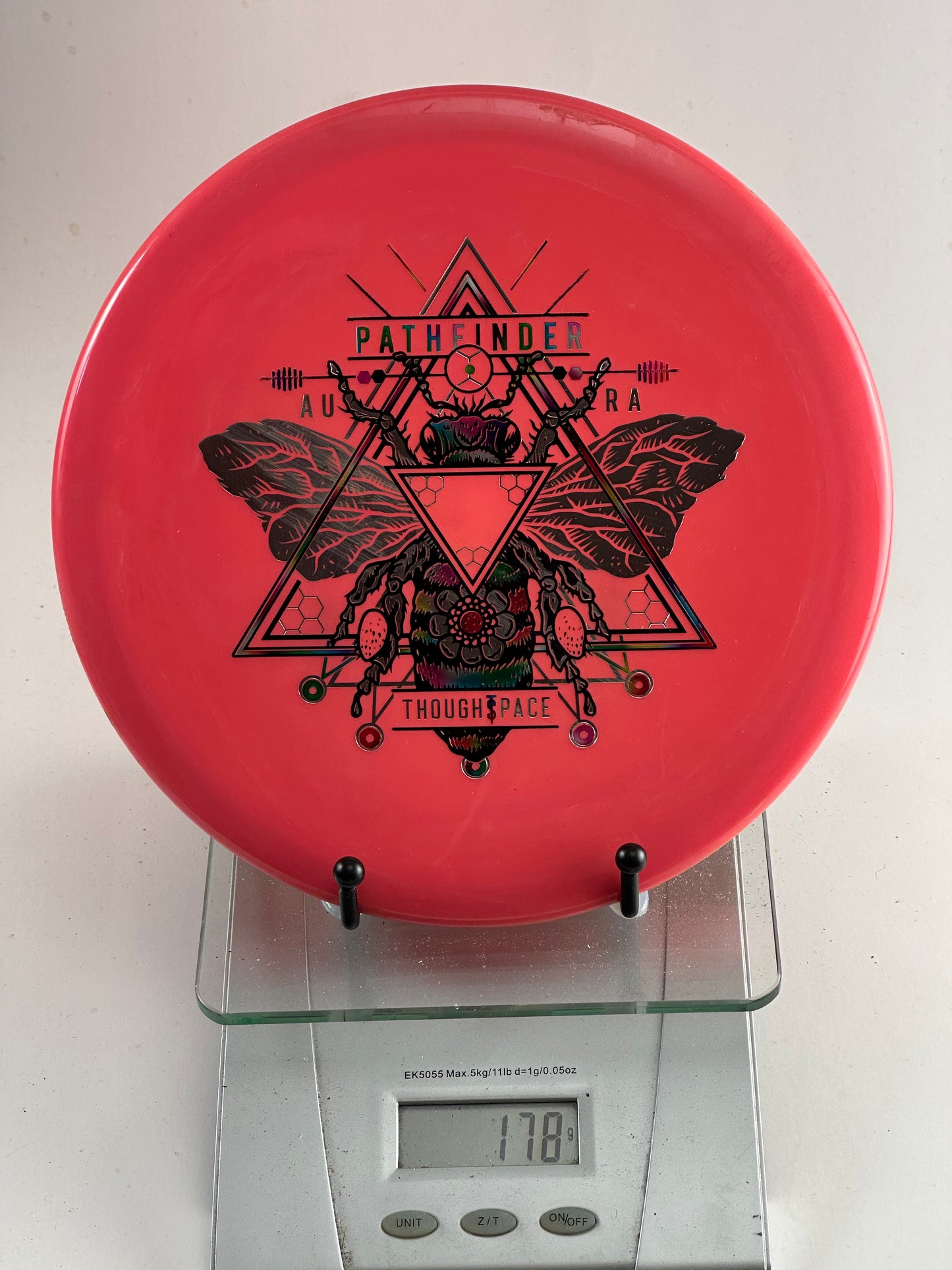 Thought Space Athletics Pathfinder (Ethos) Transparent Red Midrange 178g