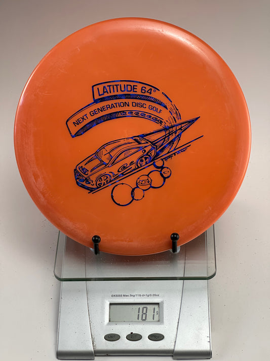 Latitude 64 Anchor Midrange – Orange – Next Generation Disc Golf Stamp