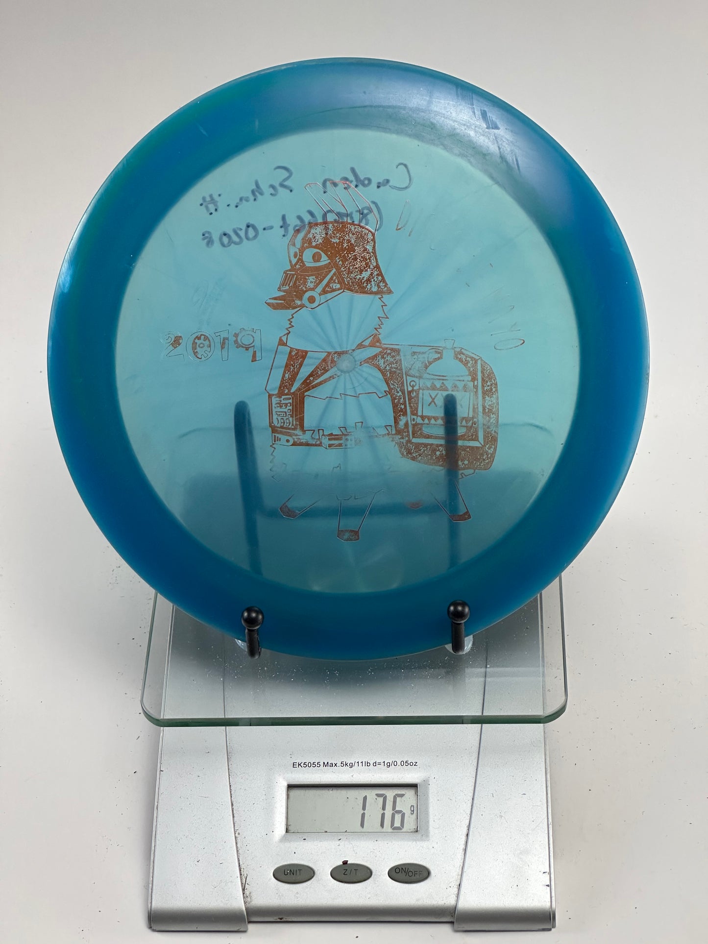 Trilogy Ballista Pro Opto Blue/Teal Robot Custom Stamp (2019)