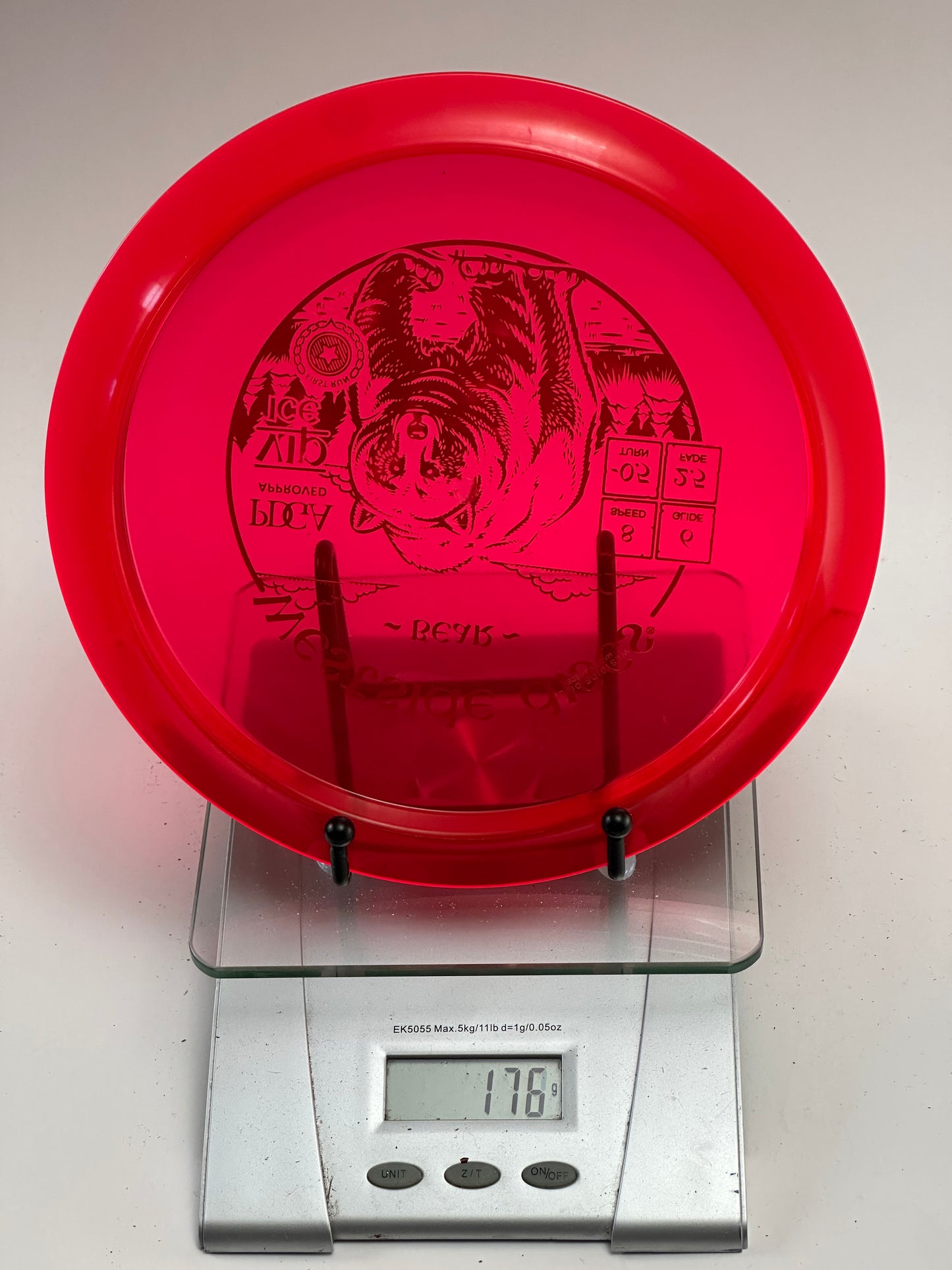Westside Bear VIP Ice Fairway Driver (176g) - Transparent Red