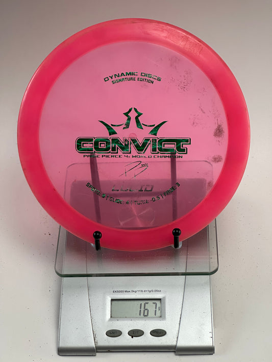 Dynamic Discs Lucid Convict Paige Pierce Signature — Pink Transparent