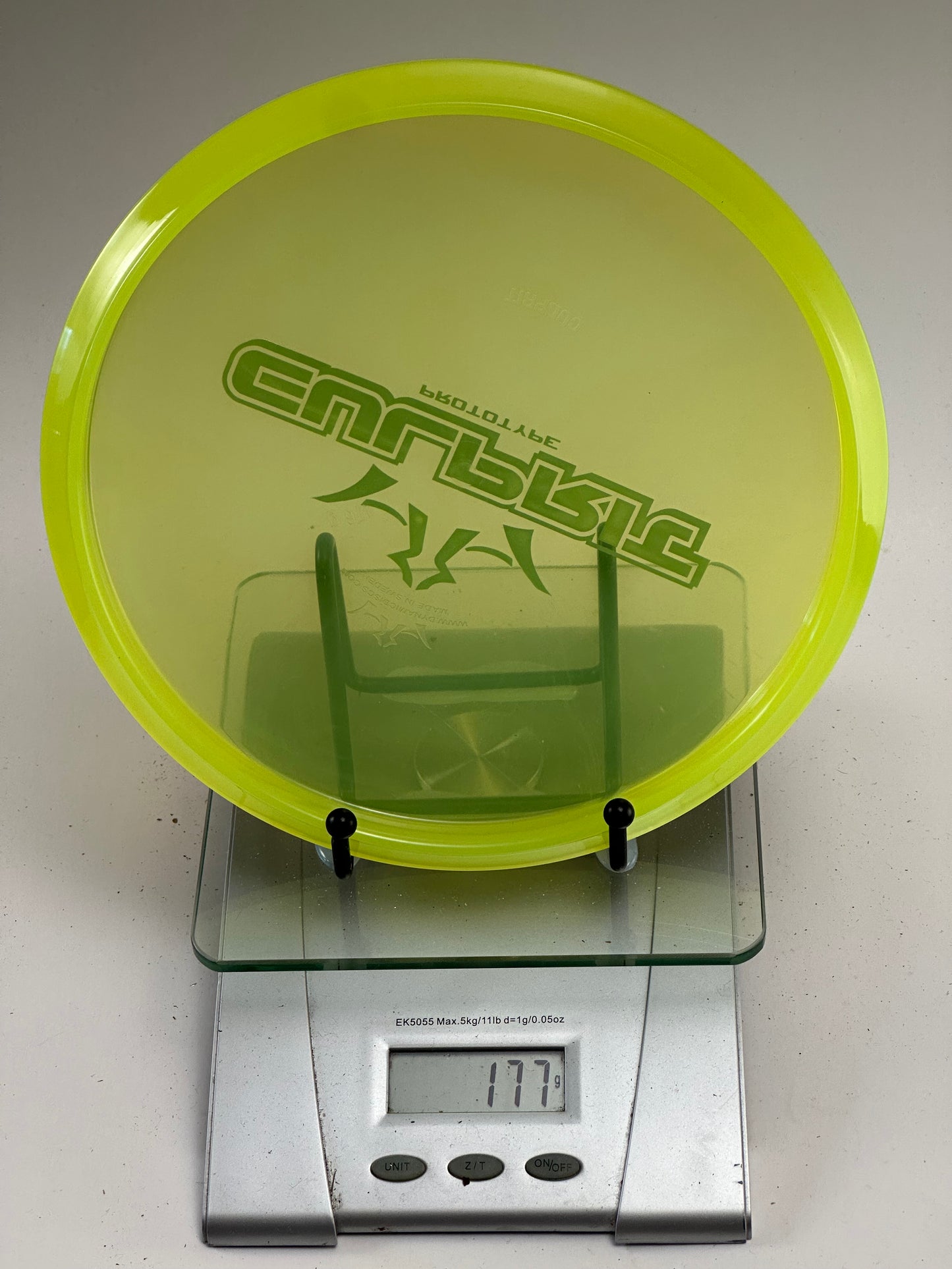 Trilogy Culprit Prototype – Lucid Prototype – Yellow 177g