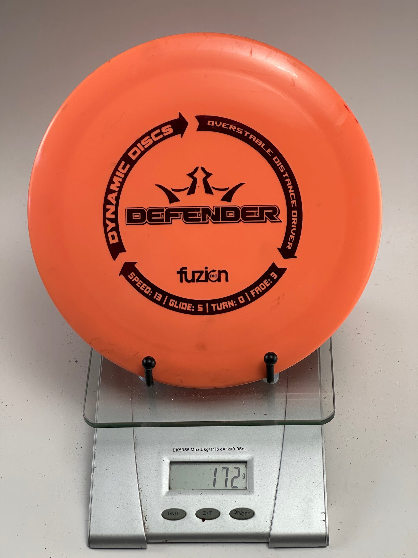 Dynamic Discs Defender Fuzion Bio Distance Driver (172g)