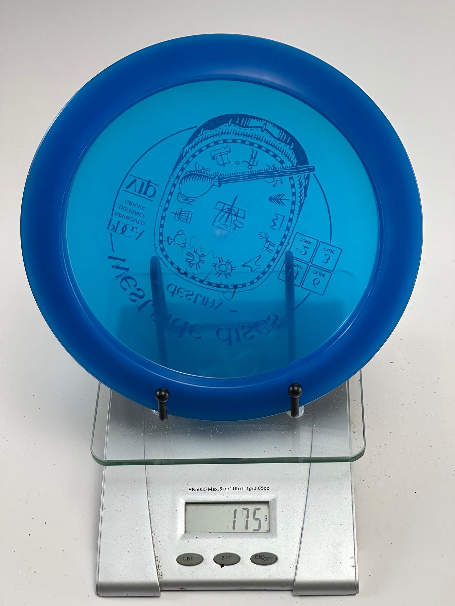 Westside Destiny VIP Distance Driver (Transparent Blue, Silver Stamp)