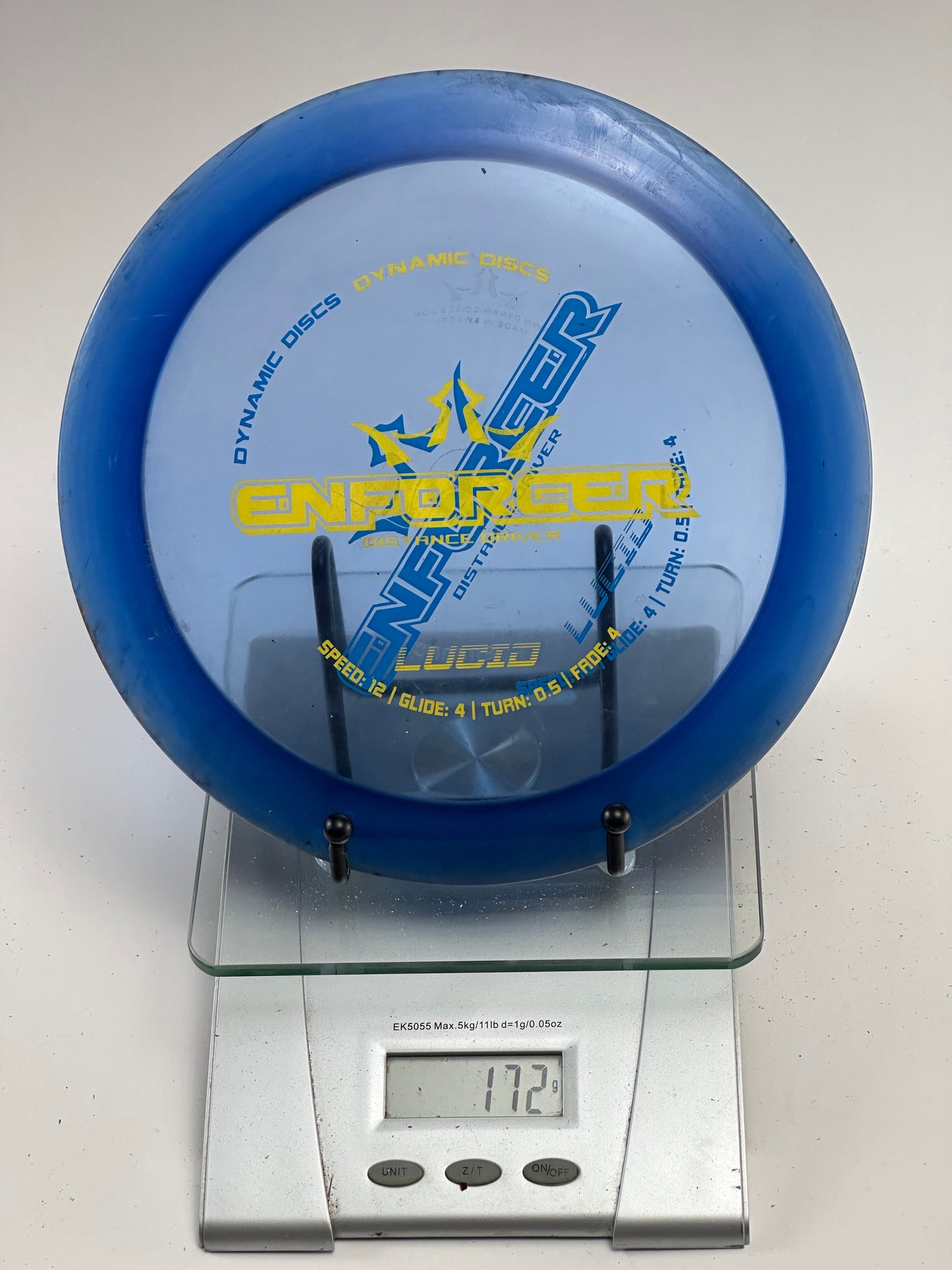 Trilogy Enforcer Lucid Distance Driver (Blue, 172g)