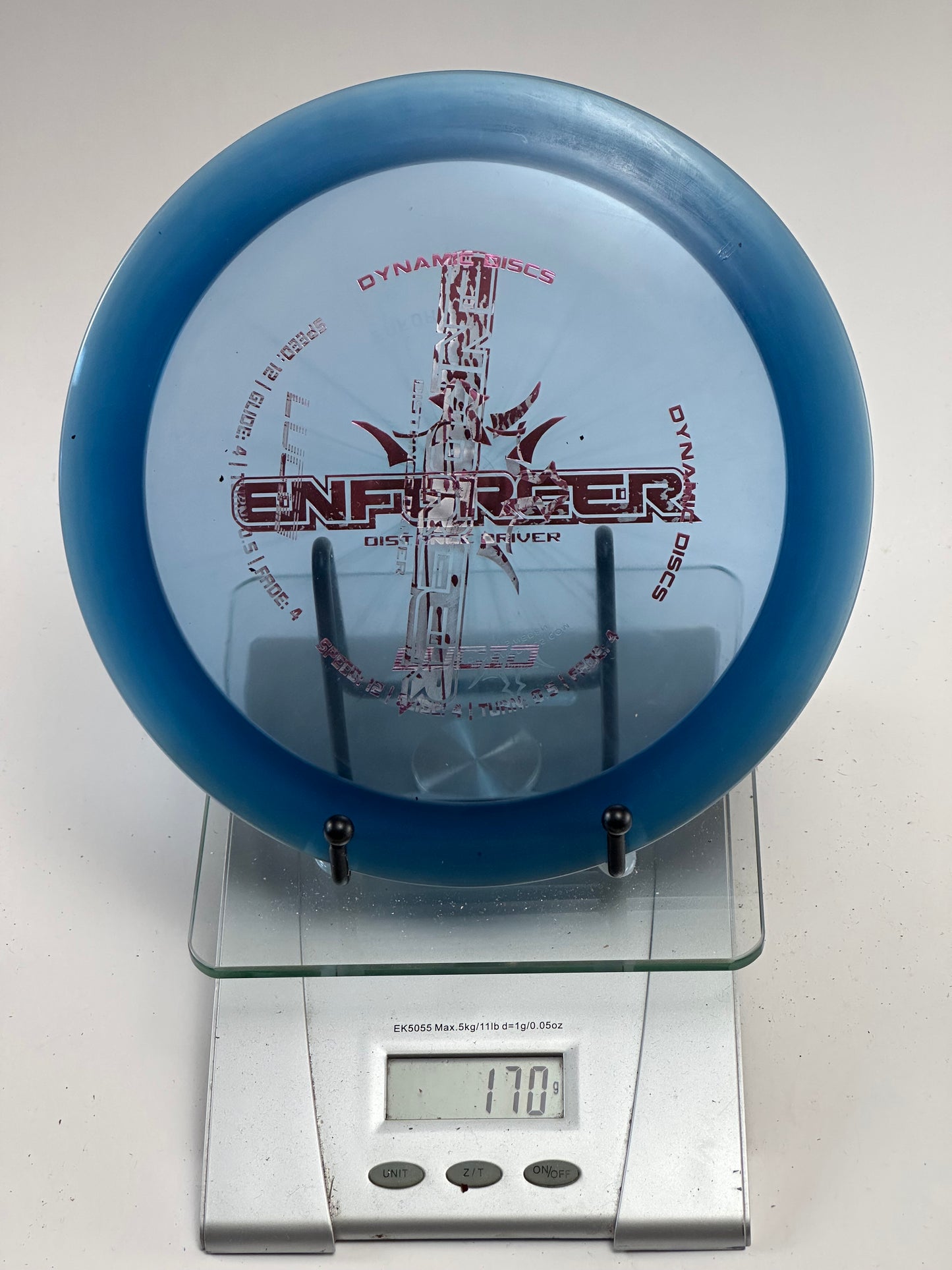 Trilogy Lucid Enforcer Distance Driver (170g) - Transparent Blue