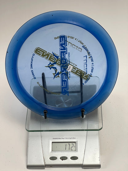 Dynamic Discs Lucid Enforcer Distance Driver (Blue Rim/Clear Center)